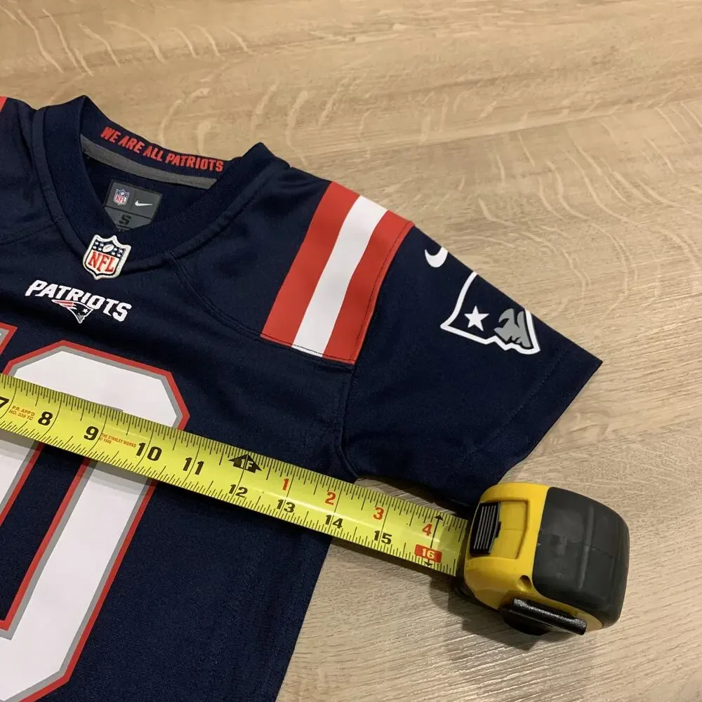 Nike NFL New England Patriots Mac Jones #10 Jersey Kids Boys Small S (4 Yrs) 4T